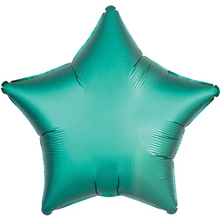 19 In. Jade Star Satin Luxe Balloon